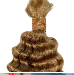 Honey Blonde Deep Wave 27 100% Human Hair Braiding