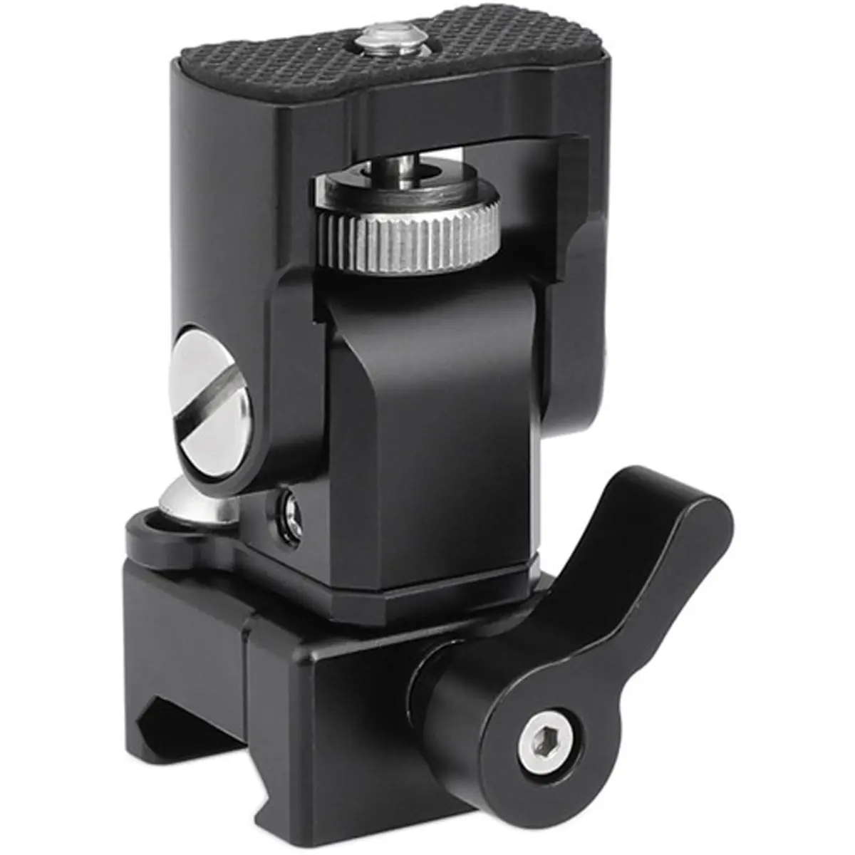 CAMVATE Tilting Monitor Mount Bracket - Quick-Release NATO Clamp Holder, DSLR Cameras Accessory for Photographers