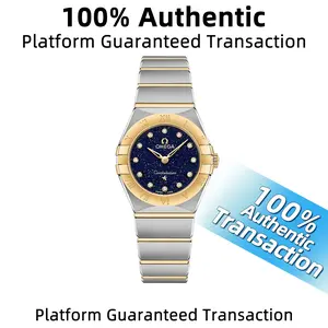 OMEGA Constellation Collection 131.20.25.60.53.001  Quartz Movement  25mm Starry Blue Dial  Two-Tone  Ladies’ Watch WHT025936