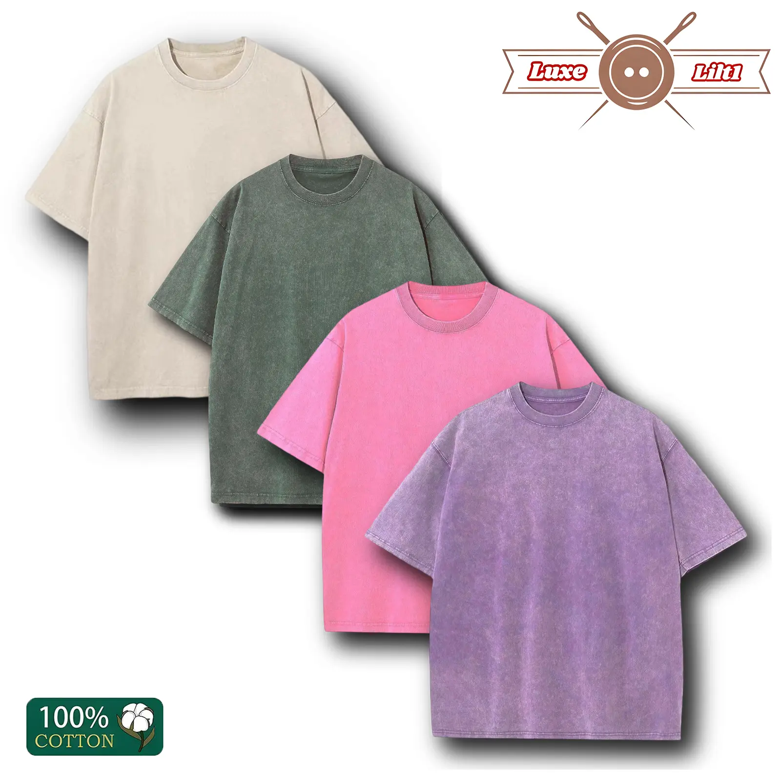 Apricot+Green+Pink+Purple