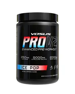 VOSUS PRO-V2 Enhanced Daily-Driver Pre-Workout Ice Pop Flavor for Smooth Energy Focus and Endurance Support with Citrulline Malate and Beta-Alanine - Healthcare