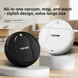 Fully Automatic All-in-2 Vacuum Mop Sweeping Robot - Household Floor Washer Appliance