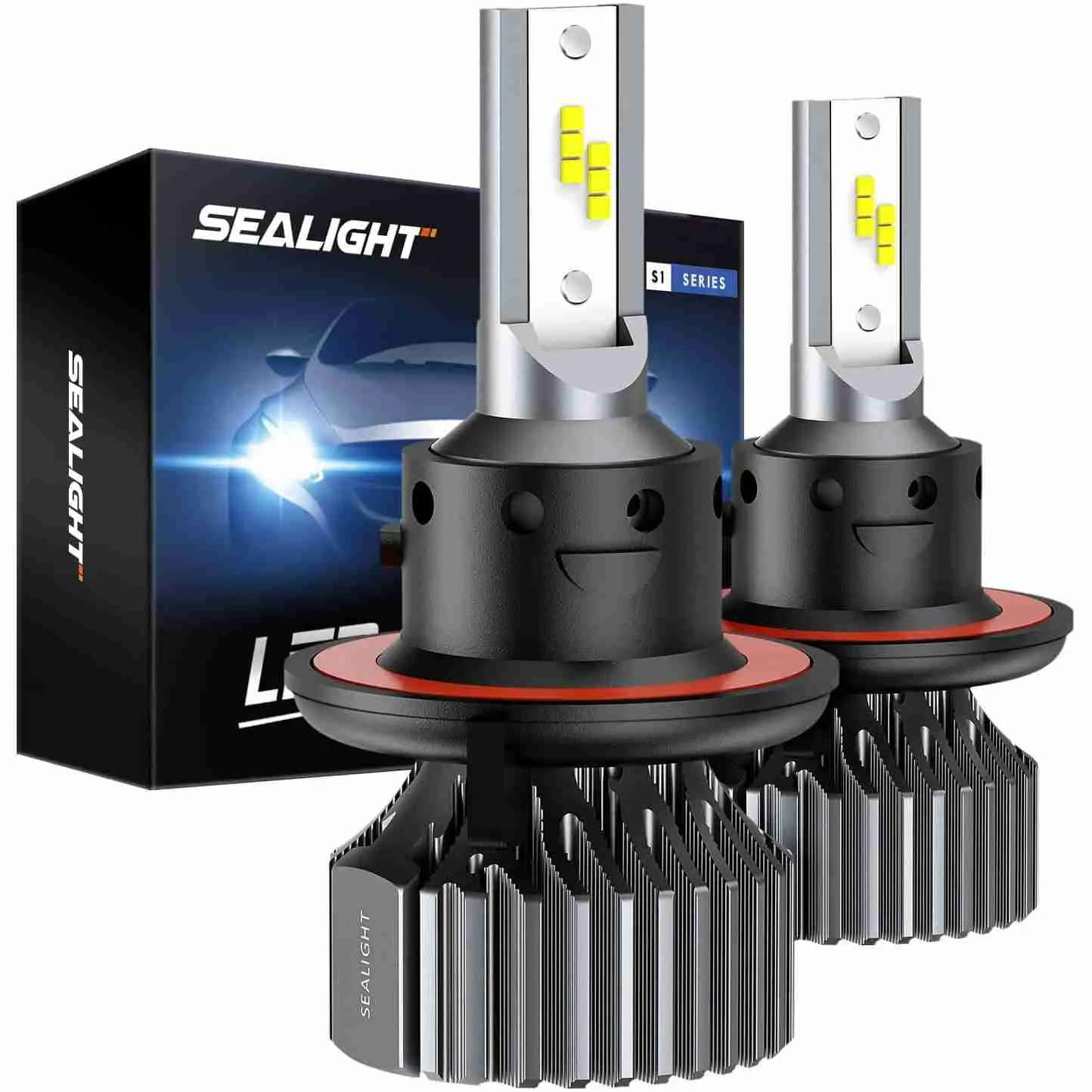2014 Chevrolet Cruze 9008/H13 15W 6000K White LED Headlight Bulb 2PCS SEALIGHT S1