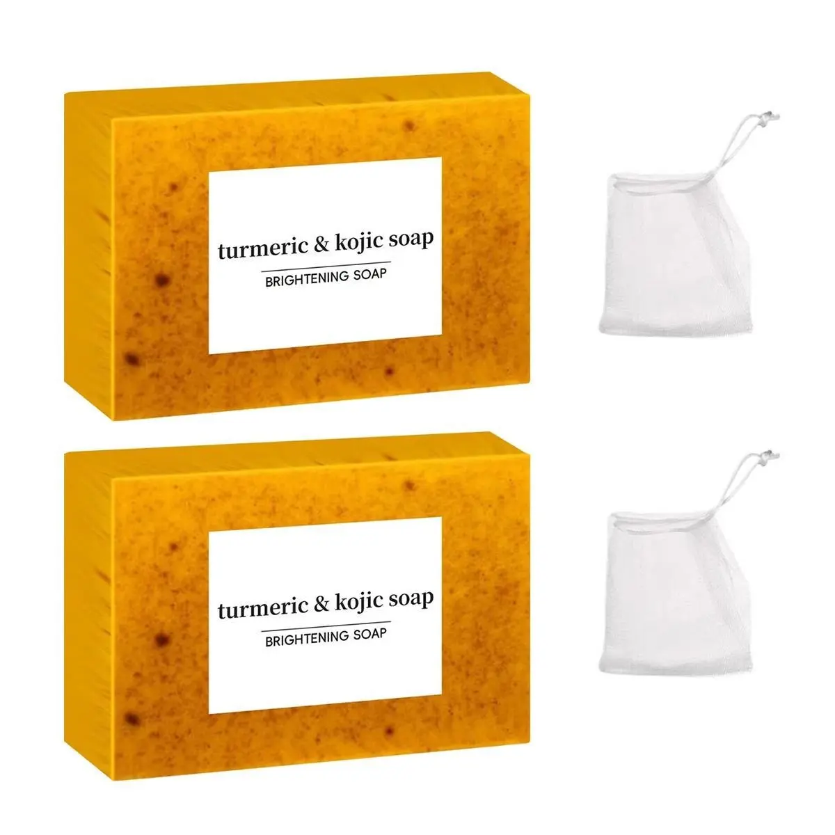 2 Counts Soap + 2 Counts Soap Bag