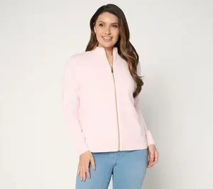 Belle by Kim Gravel All American Gold Zip Cardgian