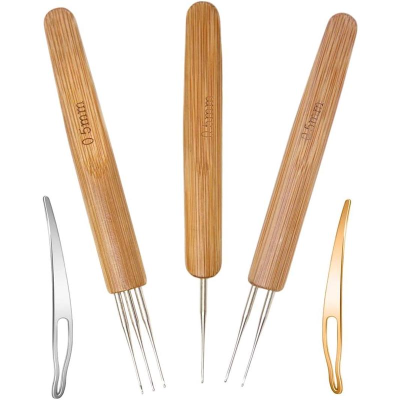 5 count Dreadlock Crochet Hooks Tool Crochet Hooks for Dreadlocks Crochet with Lnterlocking Tool Hair Instant Loc Tool (0.5mm) 5 count Dreadlock Crochet Hooks Tool Crochet Hooks for Dreadlocks Crochet with Lnterlocking Tool Hair Instant Loc Tool (0.5mm)