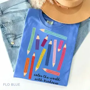 Cute Art Teacher Comfort Colors Shirt, Cute Elementary Teacher Tee, Kindergarten Teacher Tee, Art Teacher Appreciation Gift, Back To School - TrendWear USA