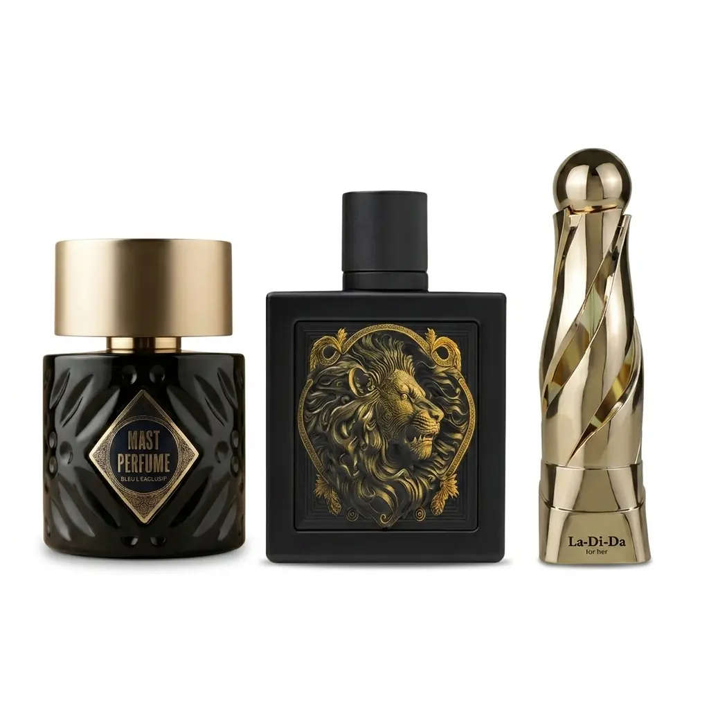 Three Luxury Brands | BHARARA Mast Bleu L Exclusif + Bharara Lion + Arabiyat La Di Da W