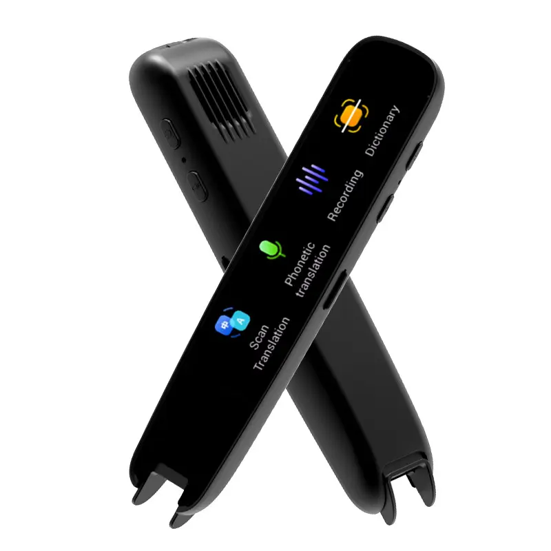 A-Series A28 Bluetooth Rechargeable Scanning Pen - 3.8inch Screen Black, International Version, Wireless Offline Digital Translator, Scratchproof Durable Device, 7-Language Support, Built-in Memory, Multi-Size, 3.8Inch Screen Black A28 International Versi