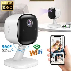 1080P HD Security Camera - Infrared Night Vision, 2-Way Audio, APP Remote Viewing, Motion Detection Alerts, Multi-User Access, SD Card & Cloud Storage Options