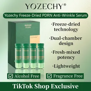 Yozechy Dual-Chamber Freeze-Dried PDRN Serum, Freeze-Dried Activation, 100% Fresh Potency, Wrinkle Reduction, Skin Healing