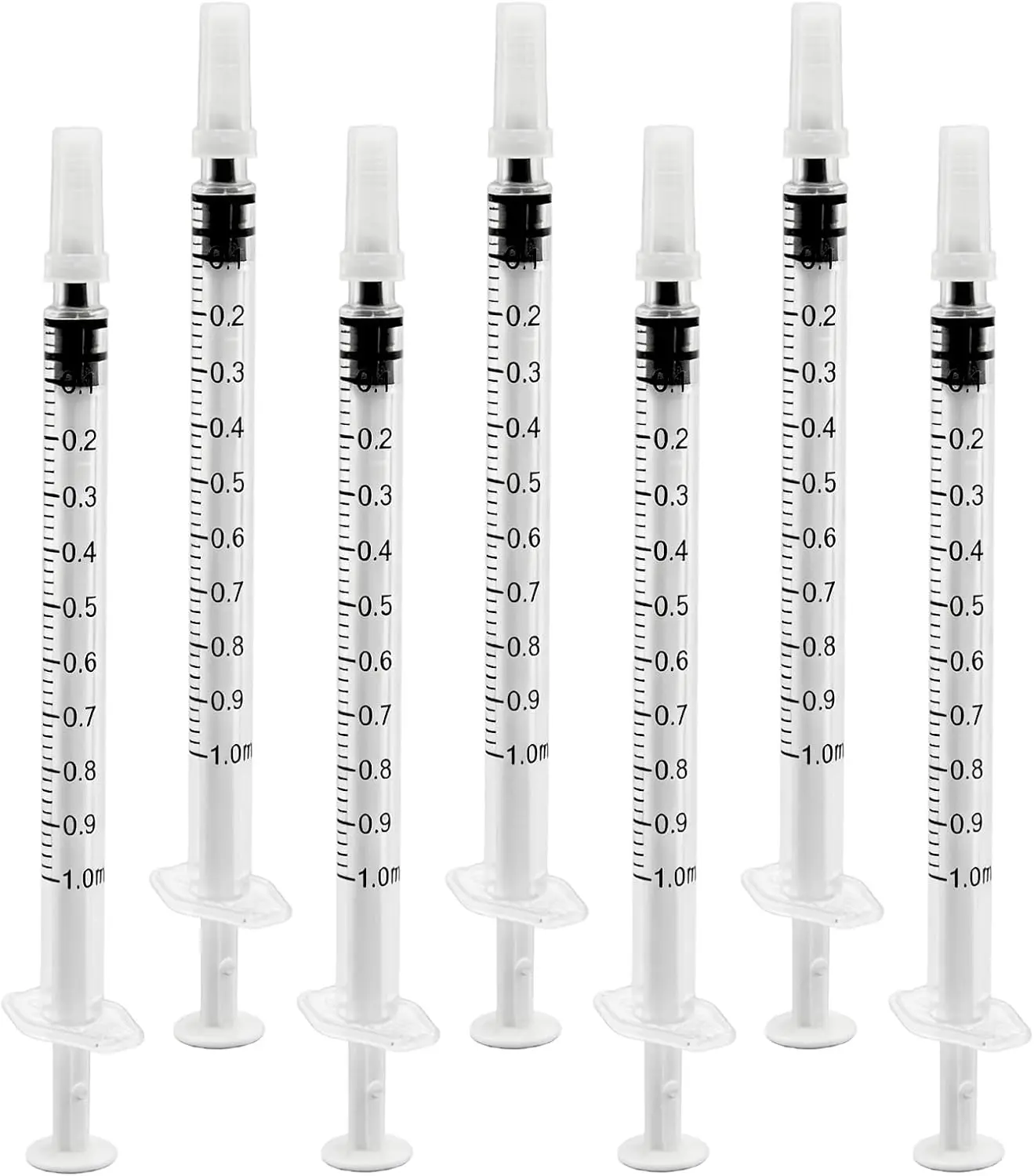 30Pack 1ml Syringe for Liquid, 1cc Plastic Small Syringe without Needle | Sterile & Individually Wrapped, Use for Colostrum Collect, Scientific Labs, Pet Feeding, Oral
