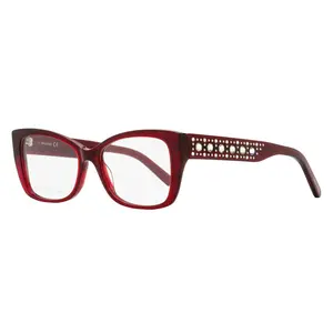 Swarovski Grid Crystal Eyeglasses SK5452 068 Maroon 52mm