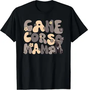 100% Cotton Cane Corso Groovy World's Best Cane Corso Mama T-Shirt