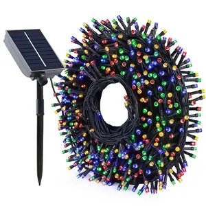 Solar String Lights, Outdoor Waterproof LED Multicolor Lights for Christmas & Halloween Decorations, Holiday Atmosphere Lights for Garden Patio Home Party