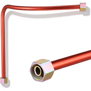 Hardware tools MAGICLULU High-strength Aluminum Air Compressor Exhaust Tube Replacement Hose Line for Compressor Tube Parts