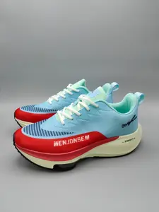 Unisex Cushioned Shock Absorption Sports Shoes, Athletic Running Shoes, Road Running Shoes, Lightweight Running, Professional Style, Dual Air Pads, Breathable Mesh Upper, Running Enthusiasts Outdoor