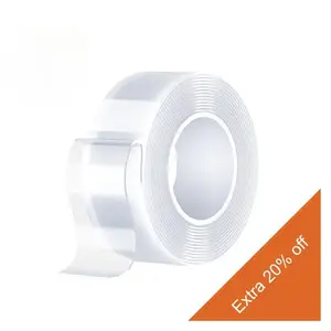 Heavy Duty(9.85FT), Nano Double Sided Adhesive Tape, Clear Mounting Tape Picture Hanging Adhesive Strips. Double Sided Tape Heavy Duty(9.85FT), Nano Double Sided Adhesive Tape, Clear Mounting Tape Picture Hanging Adhesive Strips.