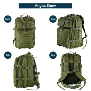 45L Outdoor Dual Shoulder Large Backpack Wilderness Cycling Sports Backpack Travel Camouflage
