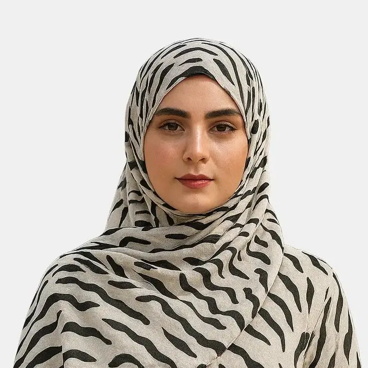 Leopard Print Islamic Hijab