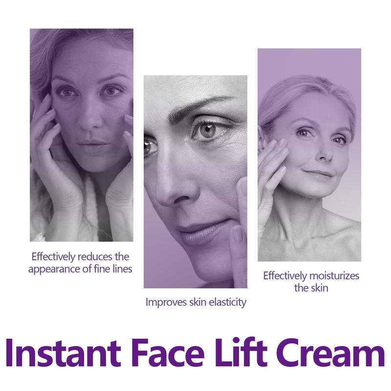 Hoygi Instant Face Lift Cream, Reduce Fine Lines On The Face With Gentle Moisturizing Cream For Wrinkled Skin