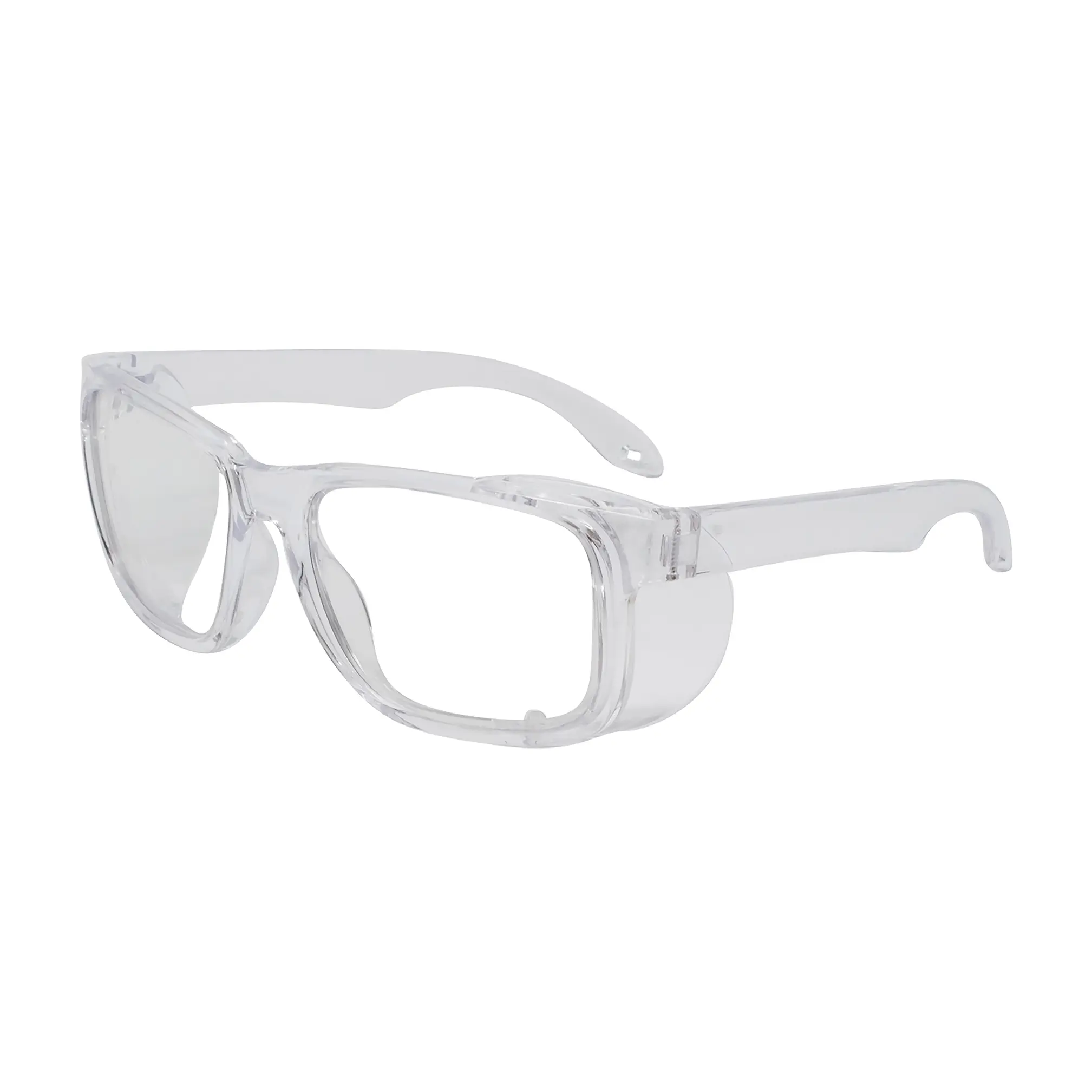 Calabria Clear Impact Resist Safety Glasses Folding Side Shield Splash Guard 55m