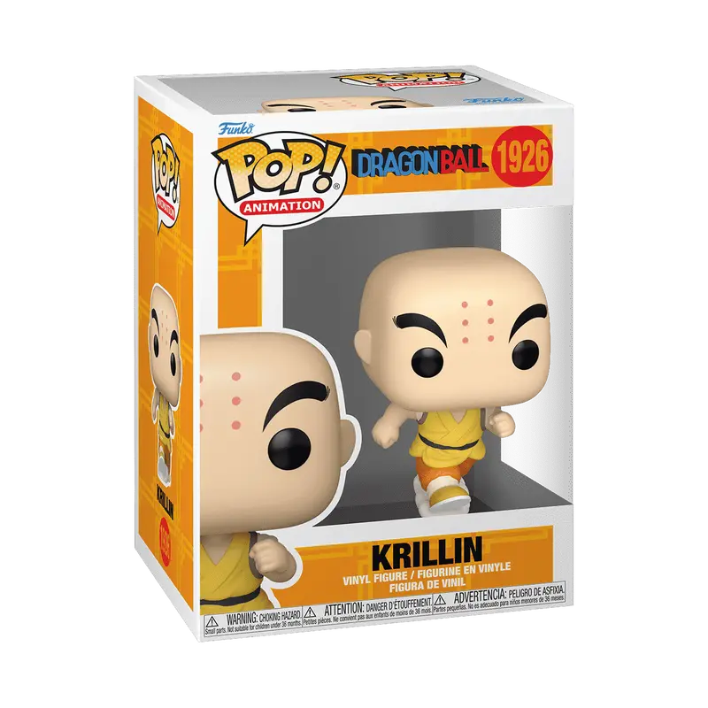 Funko POP Animation: Dragon Ball - Krillin w/ vRare Pop Protector Included