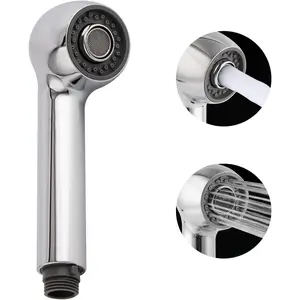 Pull Out Kitchen Faucet  2 Function Sink Sprayer  Replacement, G1/2 or 13/16 Inch Male Connector, NOT UNIVERSAL, Spray  Faucet  Kitchen Tap Sprayer Spout, Chrome