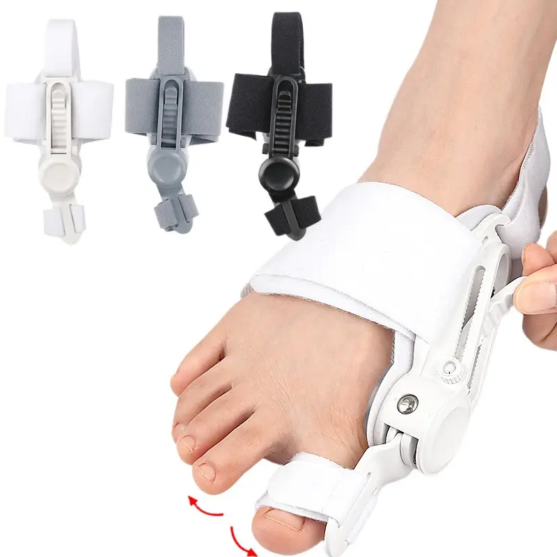 New Big Toe Bunion Corrector, Adjustable Foot Finger Overlapping Separator, Knob Lock Design, Pain Relief Orthopedic Tool