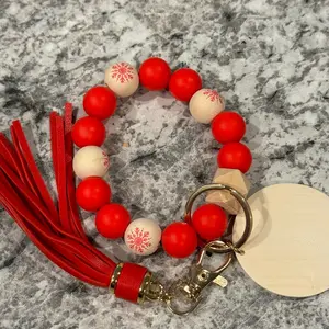 Christmas Silicon Bracelet/key chain Chirstams Durable