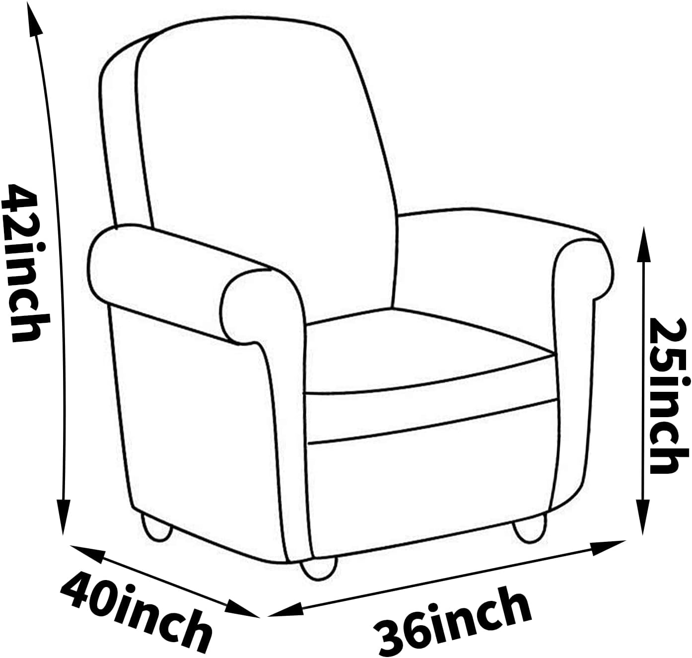 Swanna Waterproof Clear Plastic Thicker 36”RH x 18" FH x 84”W x 40" D, Loveseat Sofa/Couch Cover - Vinyl Shield Sofa Slipover Furniture Protection for Moving (Loveseat -1 Pack)