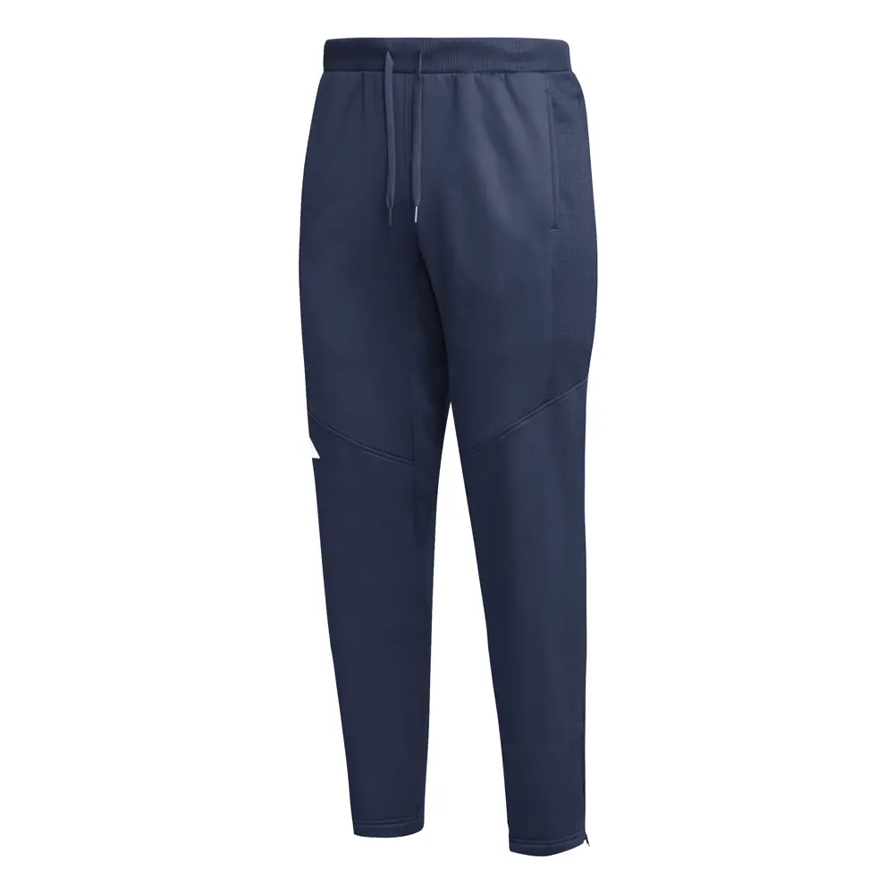 adidas Mens Travel Tapered Aeroready Joggers Casual Drawstring - Blue adidas Mens Travel Tapered Aeroready Joggers Casual Drawstring - Blue