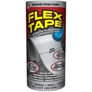 Swift Response  8 in. x 5 ft. Grey Flex Tape