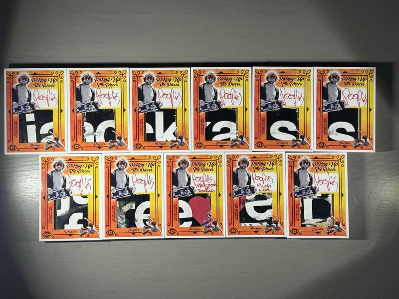 Sean “Poopies” McInerney - AUTOGRAPHED Skateboard Deck Relic Collectible Trading Card