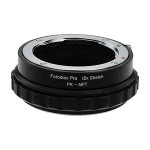Fotodiox DLX Stretch Lens Adapter - Pentax K Mount (PK) SLR Lens to Micro Four Thirds (MFT, M4/3) Mount Mirrorless Camera Body with Macro Focusing Helicoid and Magnetic Drop-In Filters