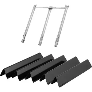 Spirit E-310 Replacement  7636 Flavorizer Bars 69797 Burners for Weber Spirit II Grill  E310 S-310 E-320 S-320 E-330 S-330 Spirit 2 GS4 Flavor Bars Burner Covers Spirit Gas Grill