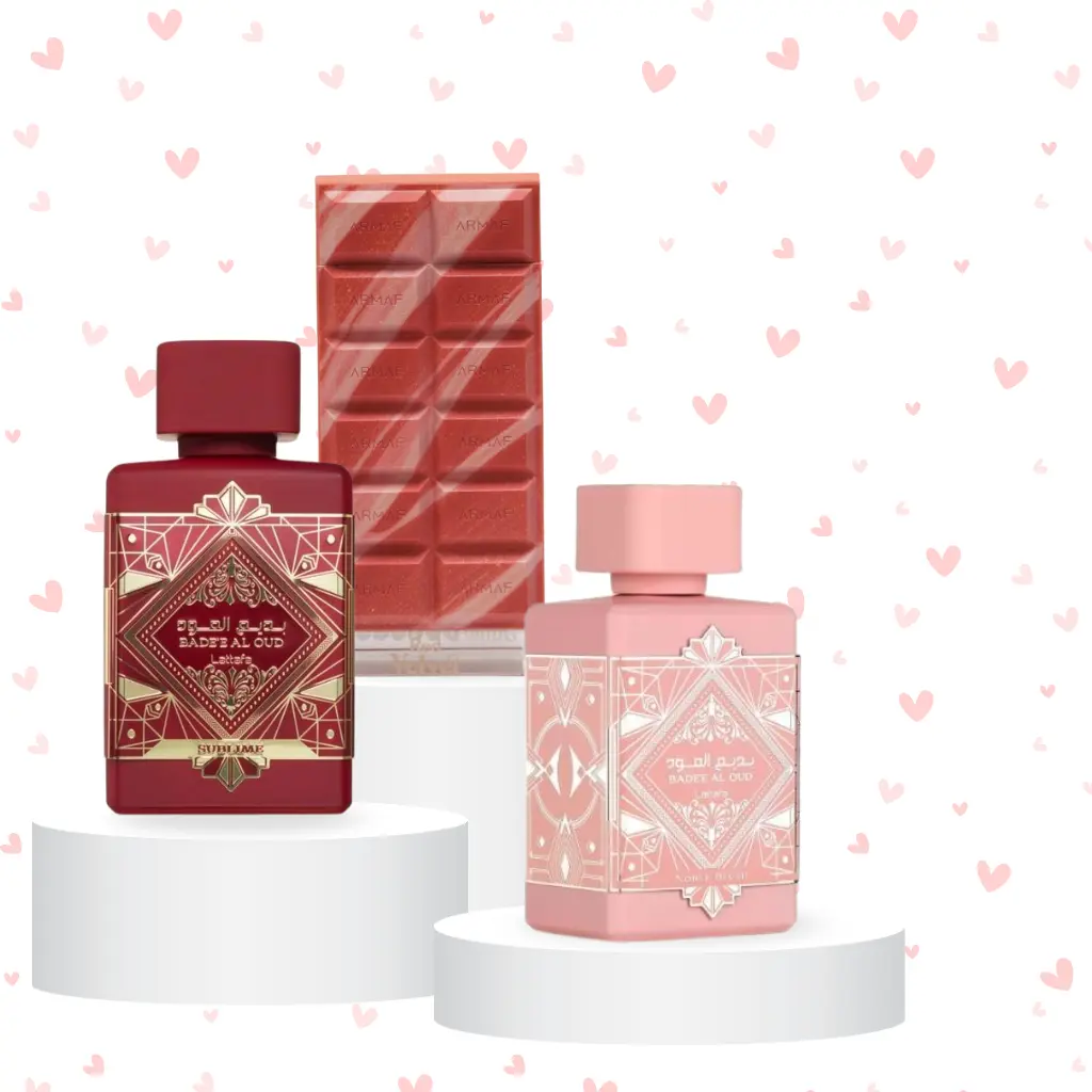 Oudlash Valentine's Bundle | Lattafa Sublime + Lattafa Noble Blush + Armaf Red Velvet | Women's Fragrance | 100 ML - 3.4 OZ | Eau De Parfum | Apple - Litchi & Rose