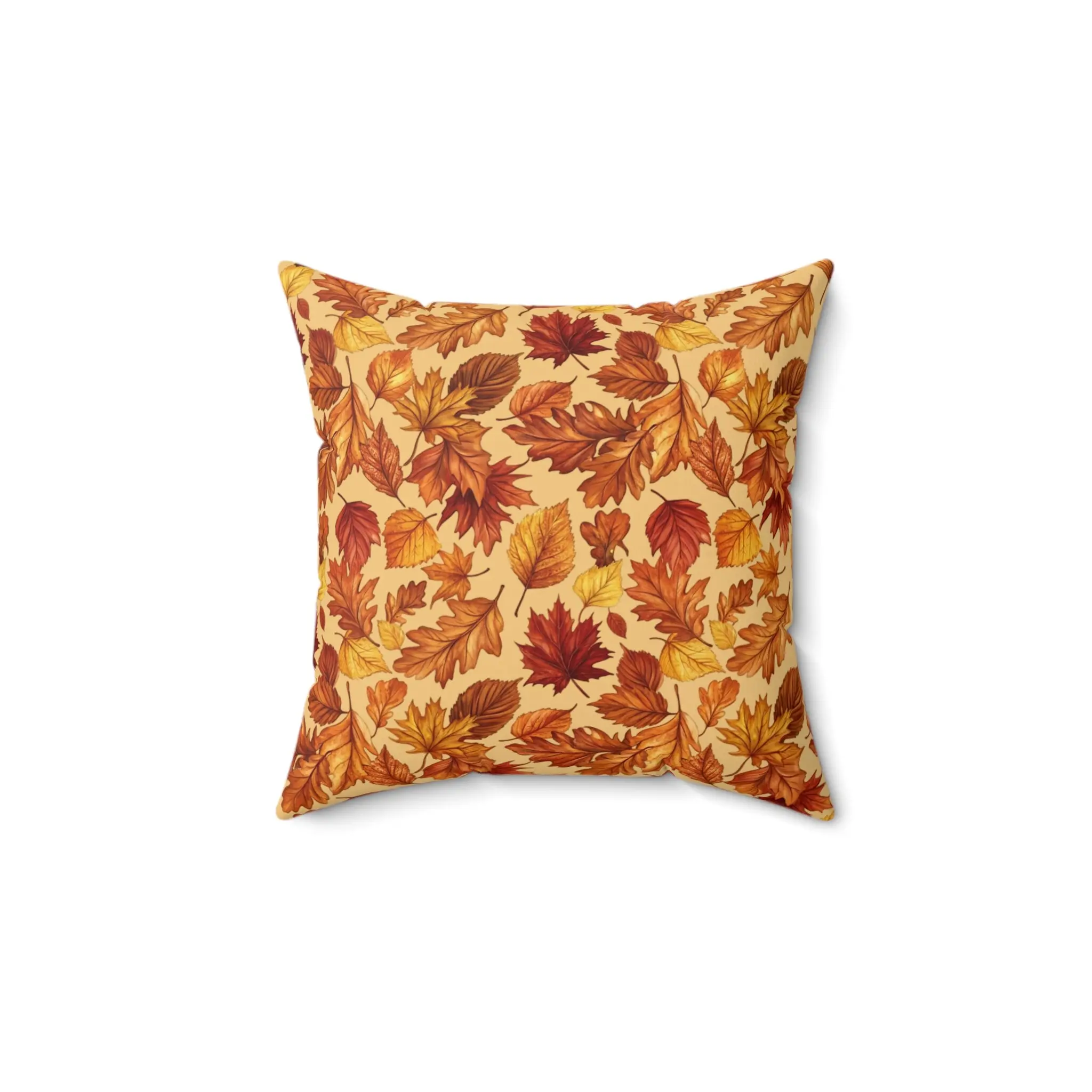 Autumn Leaves Throw Pillow | Fall Leaf Print, Insert Included, 7 Sizes