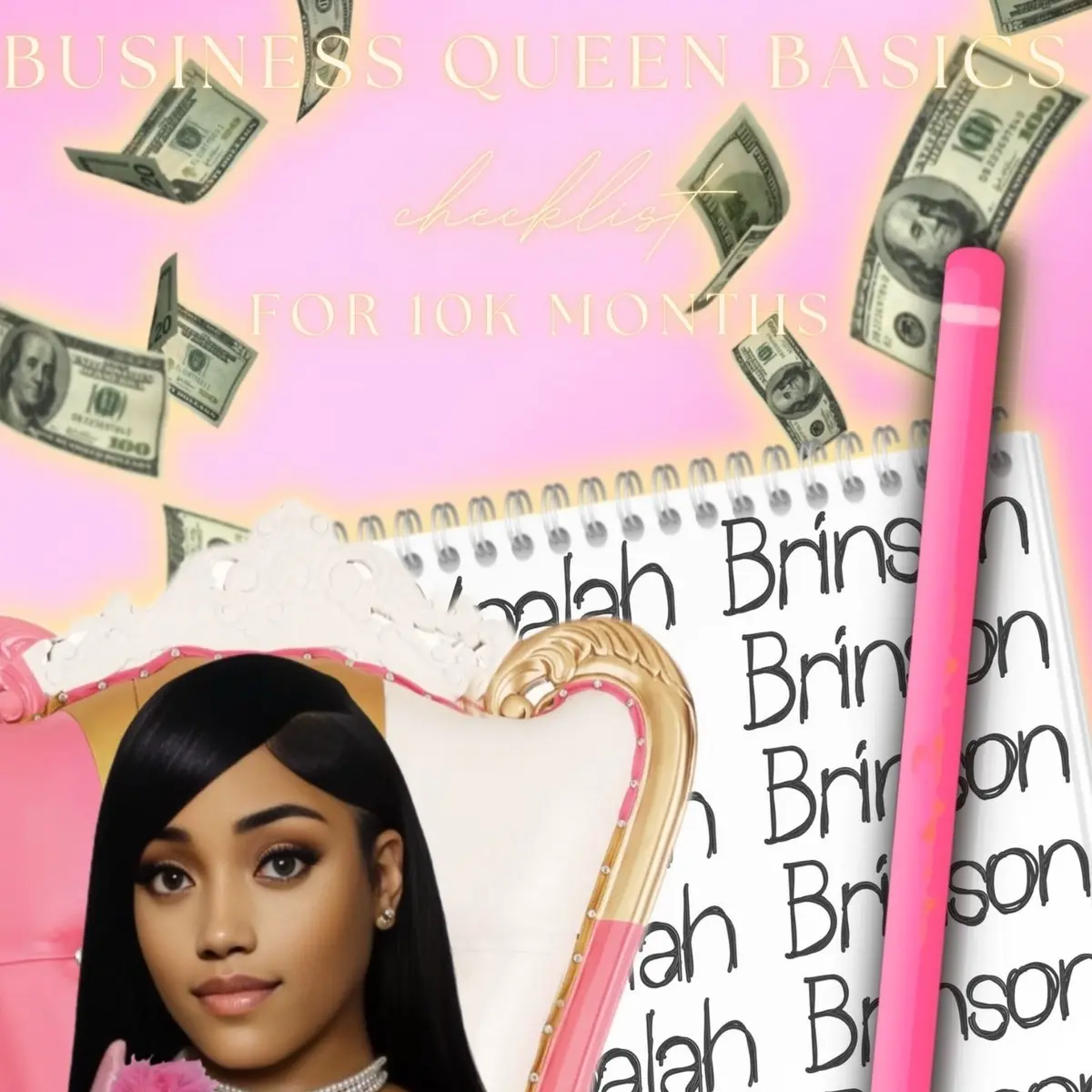 Business Queen Checklist For 10k A Month