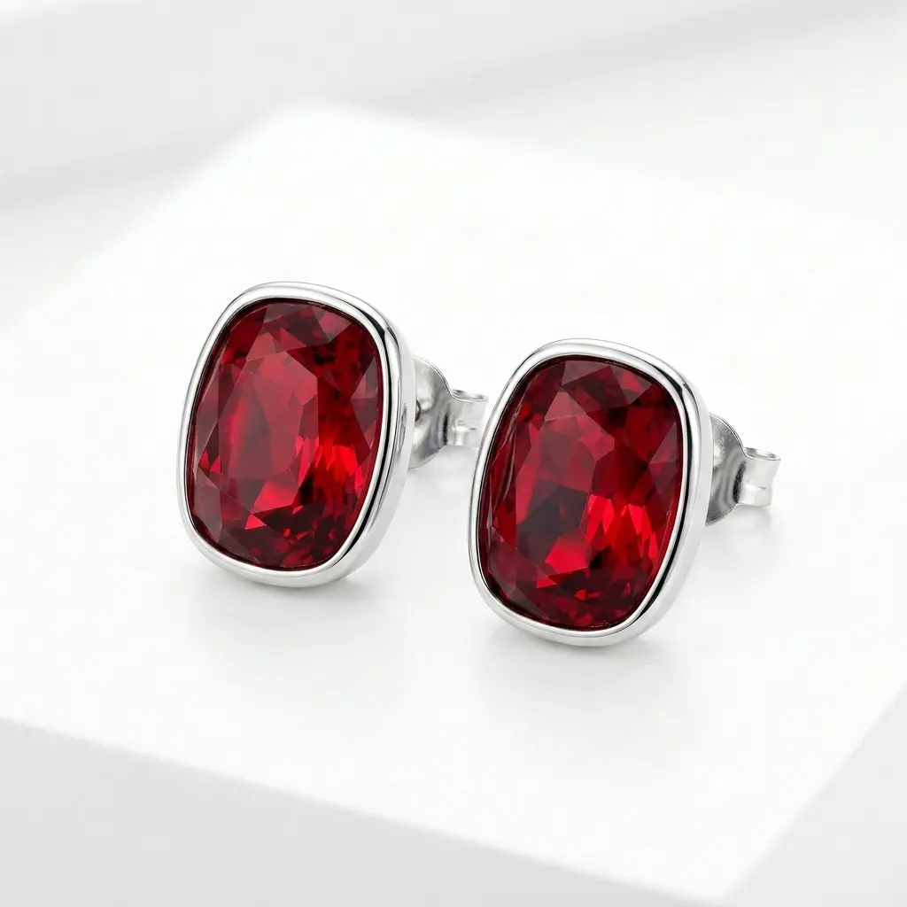 Rectangular Costume Jewelry Earrings, Fashion Accessories for Daily Wear