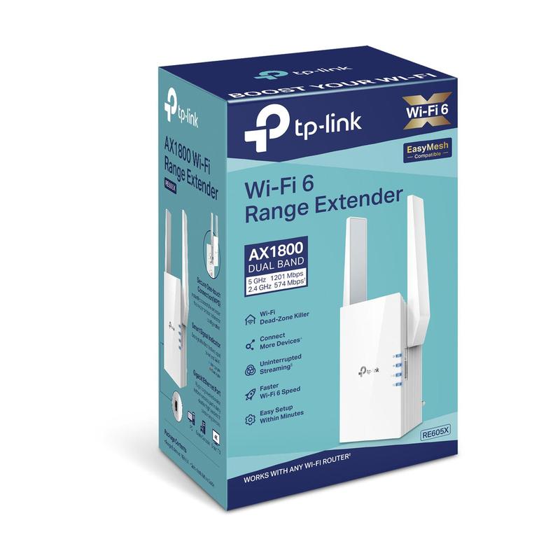 TP-Link AX1800 Wi-Fi 6 Range Extender