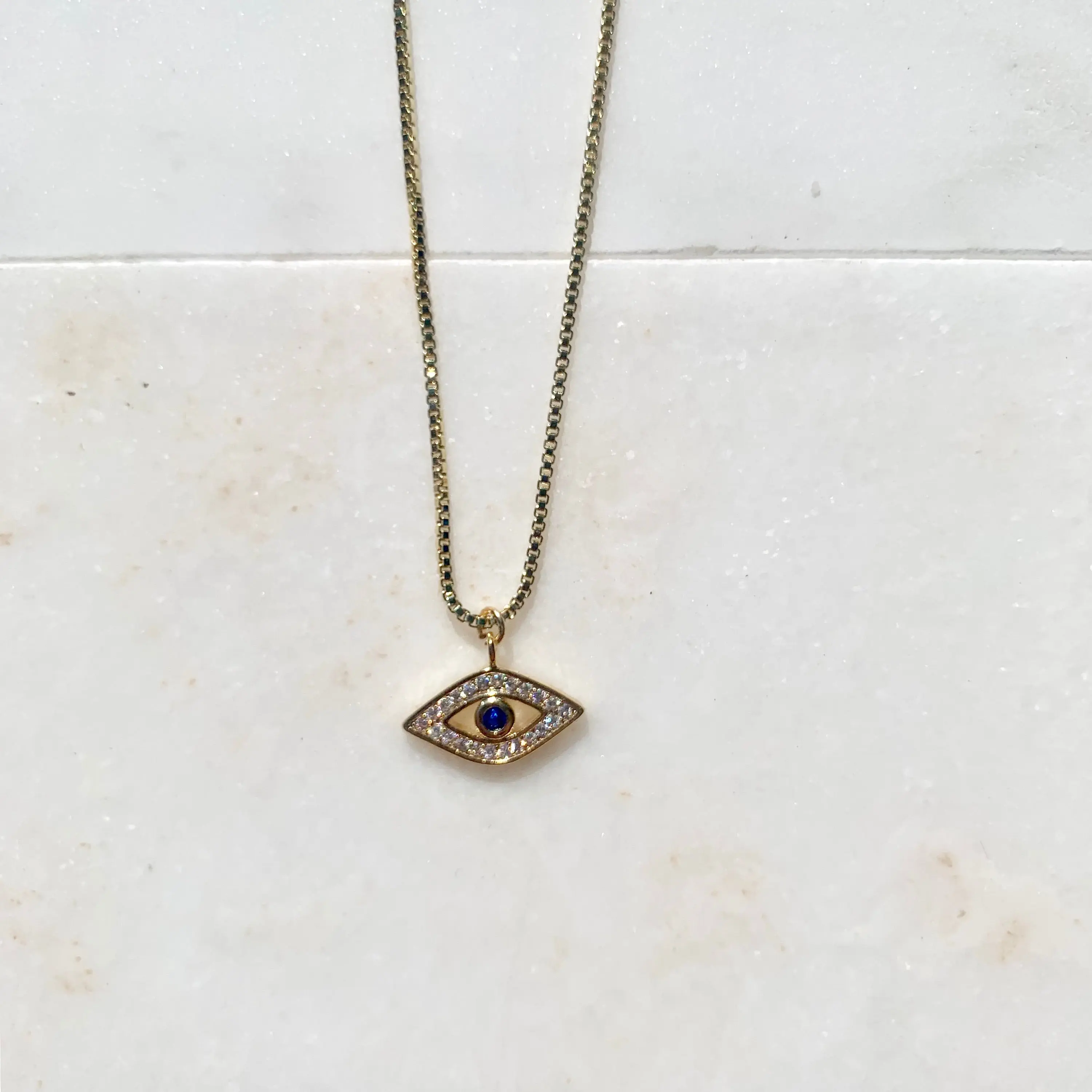 Rhiannon Evil Eye  Necklace