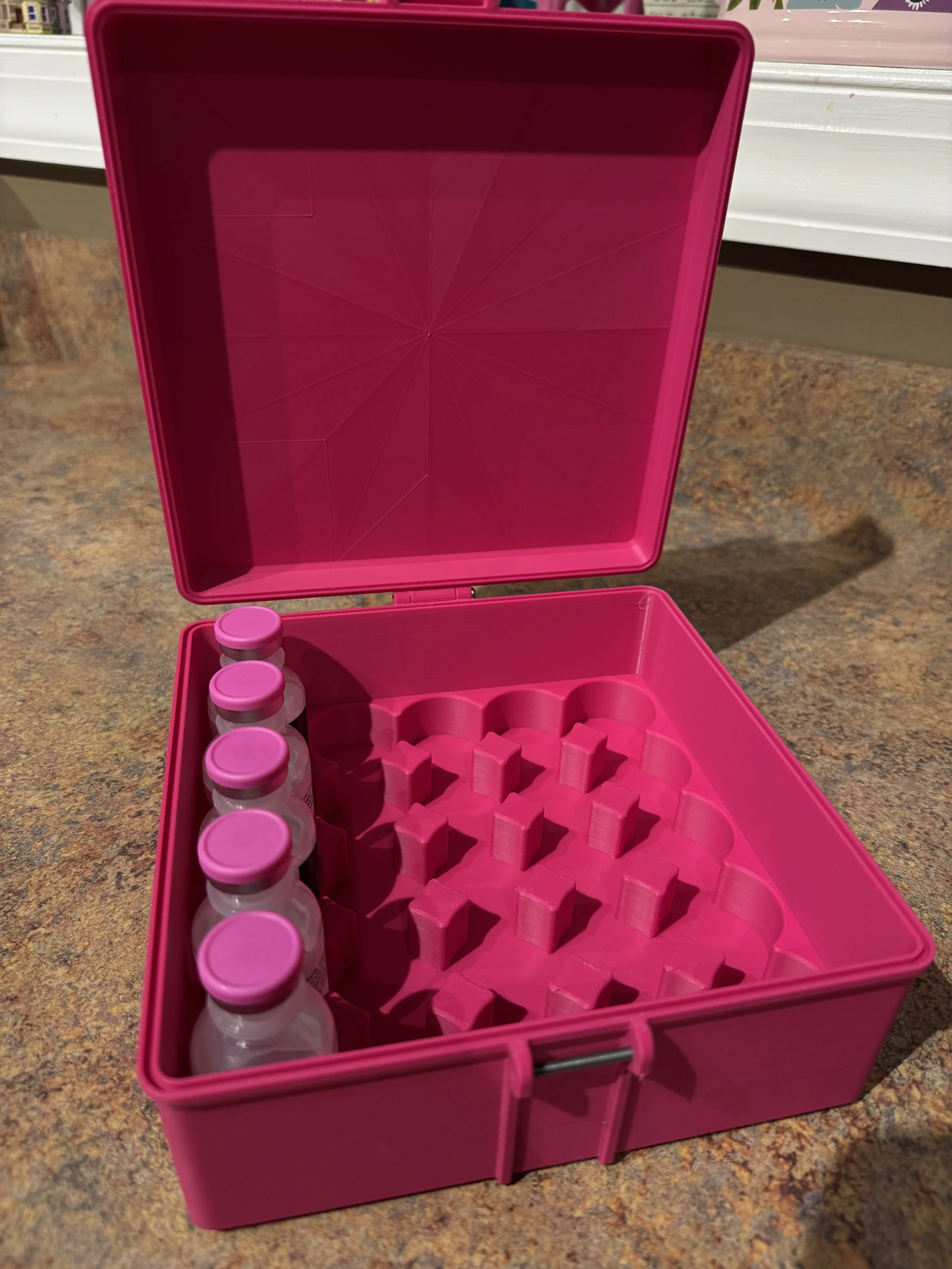 Hospira BAC Water Vial Case — Storage Box for Bacteriostatic Water Vials