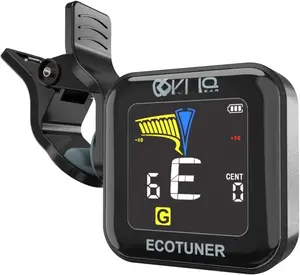 EcoTuner - USB Rechargeable Clip-On Tuner for All Instruments (with included  )