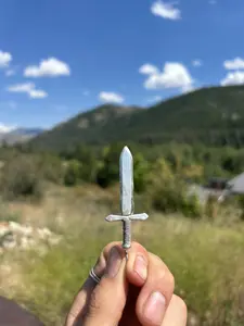 Hand Made Sterling Silver Sword Pendant