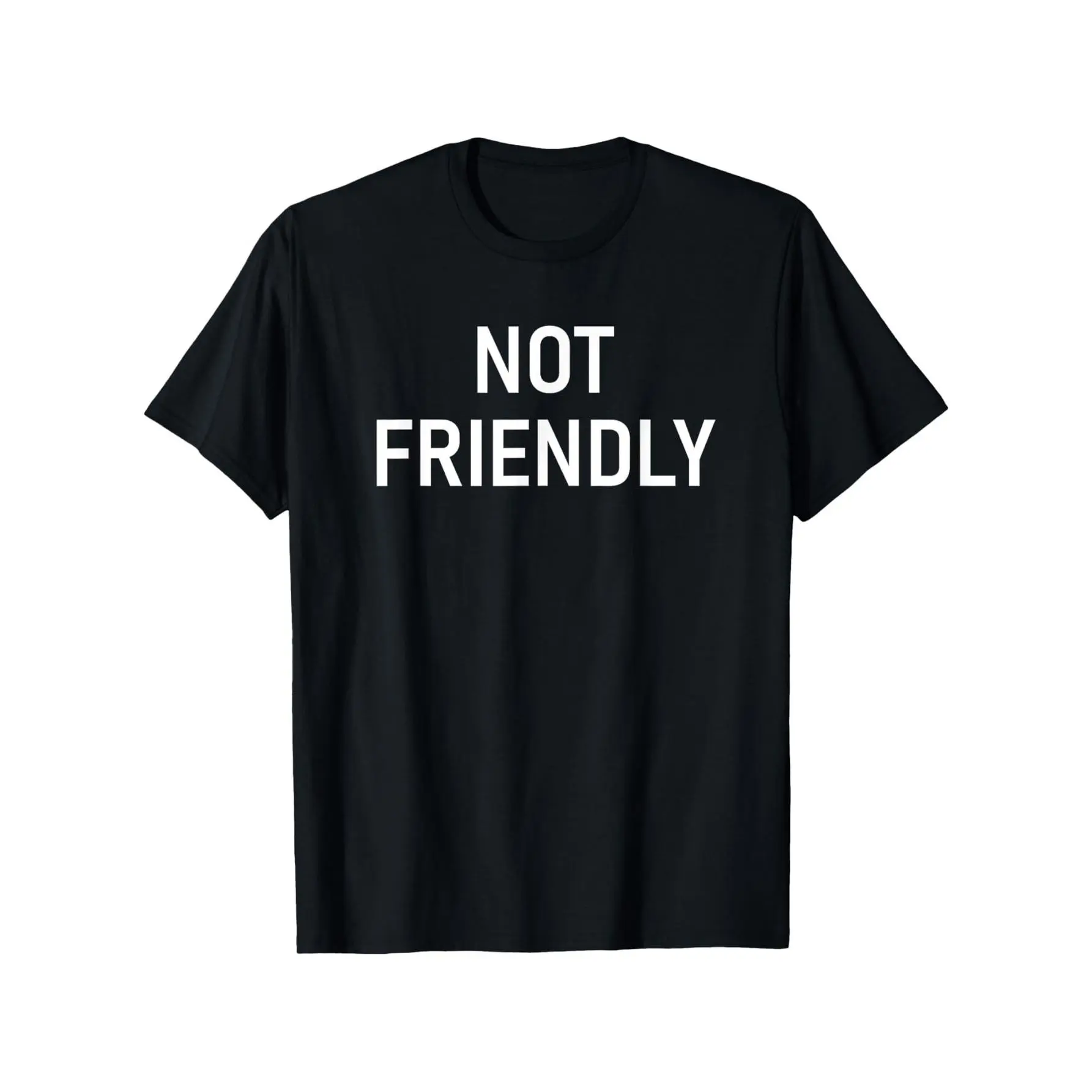 Funny Sarcastic Bold Typography Graphic T-Shirt, Casual Cotton Short-Sleeve Tee, Men's & Women's Humorous Gift Top, Trendy Fashion Wear Round Neck Top Streetwear Top
