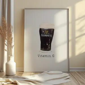 Vitamin G/Guinness/Pub/Irish Prints/Wall Prints/Art Prints/Wall Art
