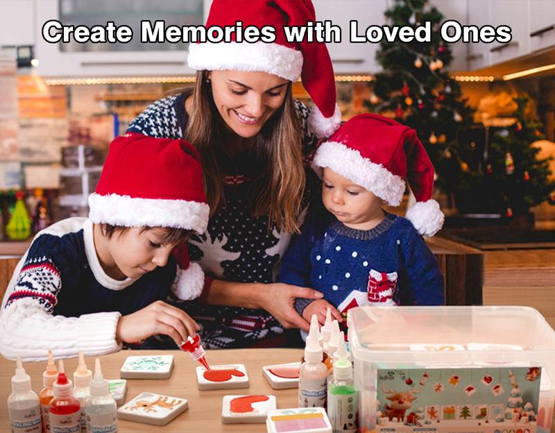 Kiditos Magic Water Elf Toy Kit, Aqua Fairy Water Gel Kit with 20 Magic Gels, 10 Christmas Molds. Christmas Gift, Birthday Gifts, Party Favors, Arts & Crafts DIY STEM Kits for Kids (20 Colors)