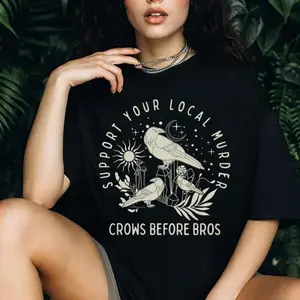 Support Your Local M4rder Shirt for Crow Lovers, Nature Lovers Tee, Funny Crow