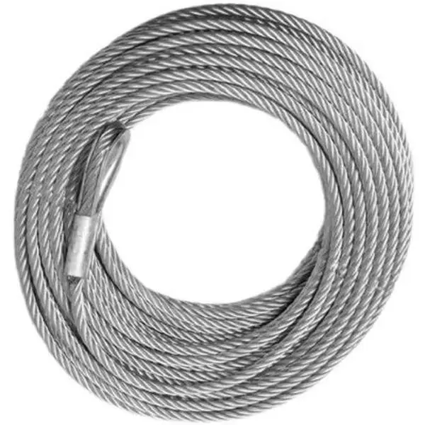 BILLET4X4 Winch Cable - Galvanized - 3/8 inch X 100 ft (14,400lb Strength) (4X4 Vehicle Recovery)